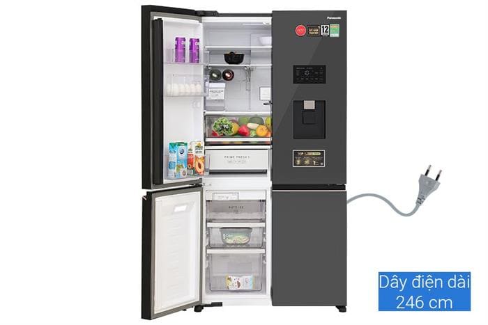 Tủ lạnh Panasonic Inverter 621 lít Multi Door NR-XY680YMMV